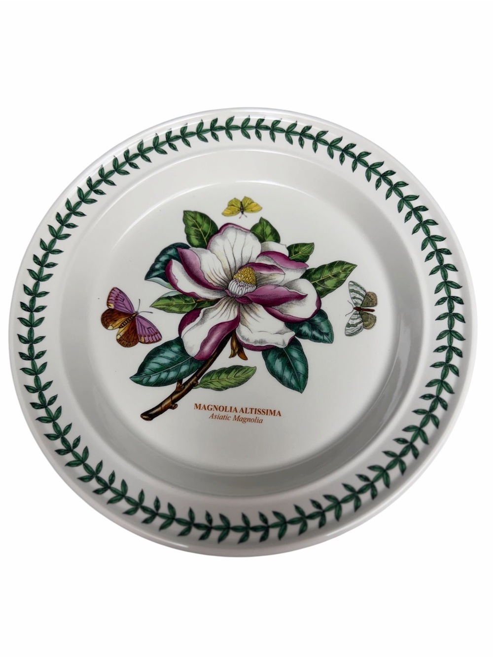 Portmeirion Botanic Garden Dinner Plate Magnolia Altissima Asiatic Magnolia 10.5 - Picture 3 of 6